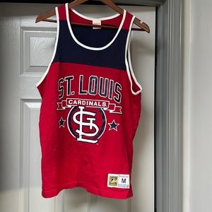 Men’s St. Louis Cardinals tank top Sz M. Mitchell & Ness